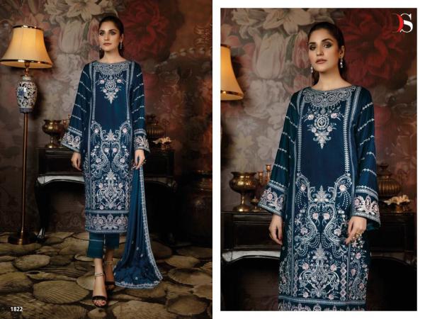 Deepsy Adan Libas 22 Velvet Embroidery Pakistani Salwar Kameez